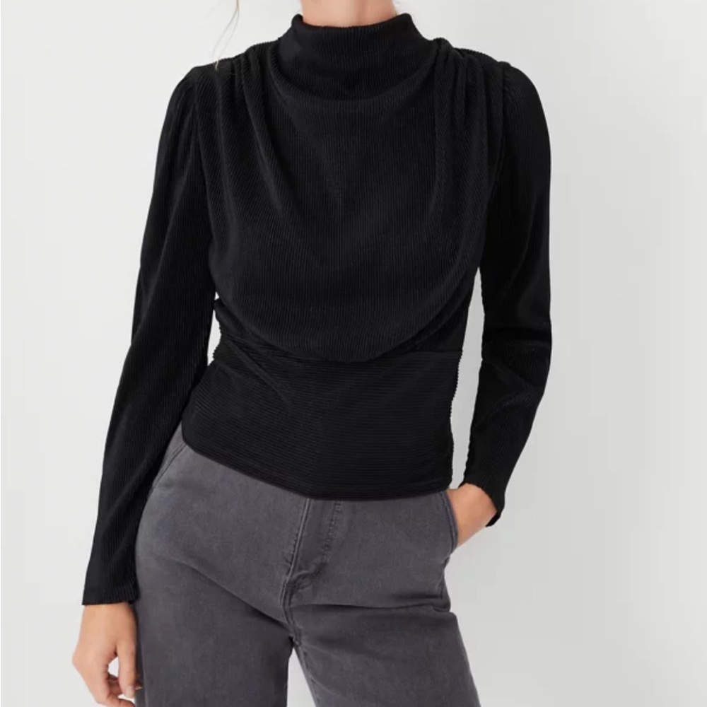 Ann Taylor Black Blouse